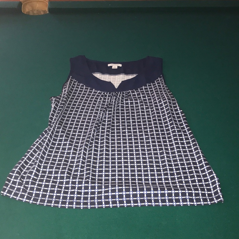 Blue tank top from Nautica